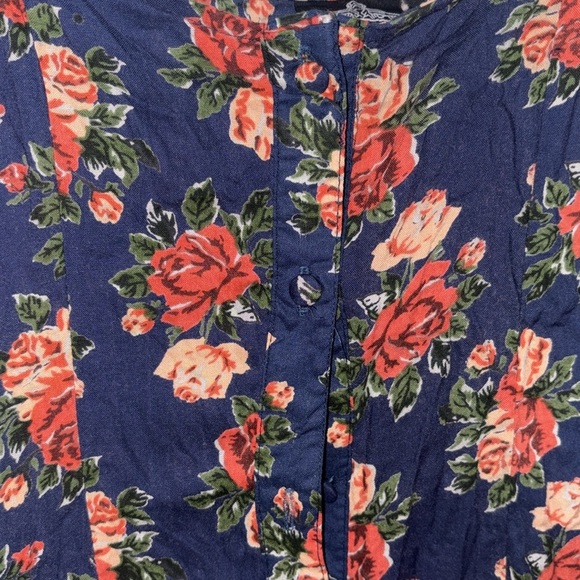 Angie Short Sleeve Floral Mini Dress - Picture 2 of 4